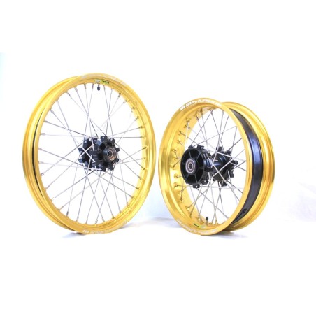 SM PRO ROUE HONDA AFRICA TWIN CRF1000L 16/19 AR 18X4.25 MOYEU NOIR CERCLE OR TE