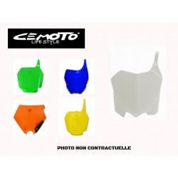 CEMOTO PLAQUE NUMERO AVANT HONDA CRF 450 0912 CRF 250 1013 ROUGE