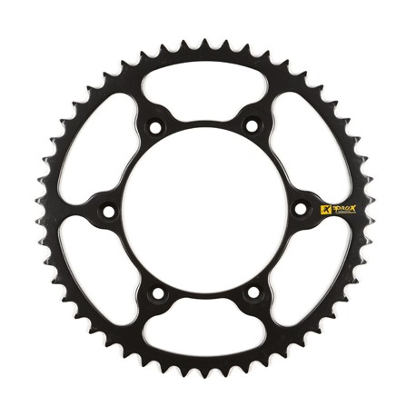 Couronne Prox acier RM125 '80-11 + RM250 '81-83  et  '87-12 + RMZ250/450 -48T-