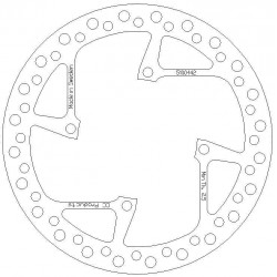 DISQUE DE FREIN AVANT SHERCO 04-