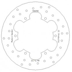 BRAKE DISC FRONT HVA 87/91