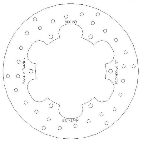 BRAKE DISC FRONT HVA 87/91