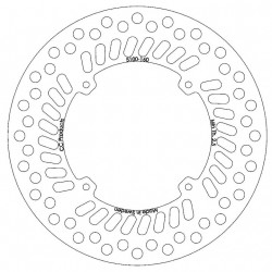 DISQUE DE FREIN AVANT XR 86-CR 125 / 250 /500 84-88  et  92-94