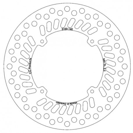 DISQUE DE FREIN AVANT XR 86-CR 125 / 250 /500 84-88  et  92-94