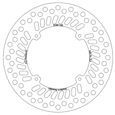 DISQUE DE FREIN AVANT XR 86-CR 125 / 250 /500 84-88  et  92-94