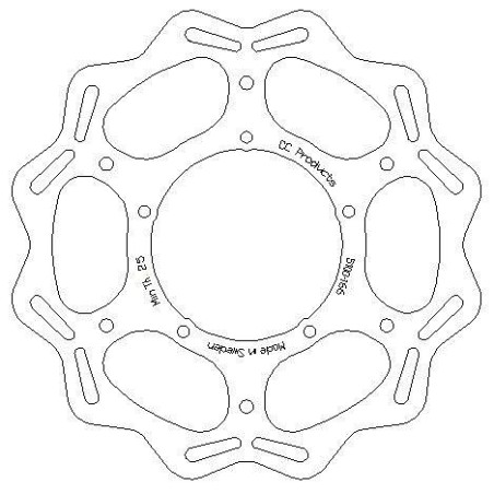 DISQUE DE FREIN AVANT APRILLA RXV/SXV 450/550 05-