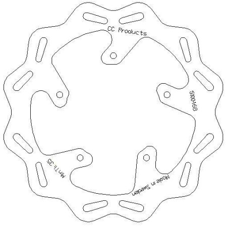 DISQUE DE FREIN ARRIERE APRILLA RXV/SXV 450/550 05-
