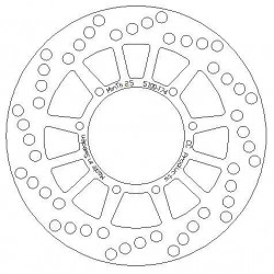 DISQUE DE FREIN AVANT YZ 125-490 86-91