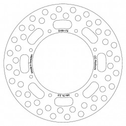 DISQUE DE FREIN AVANT  KX 125-500 84-88