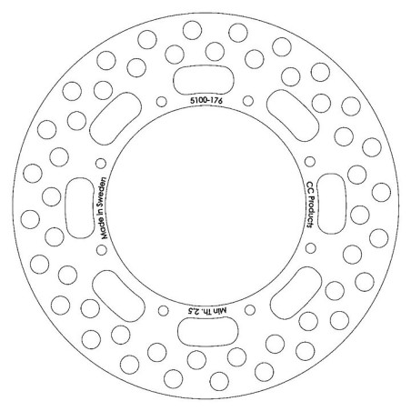 DISQUE DE FREIN AVANT  KX 125-500 84-88