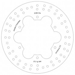 DISQUE DE FREIN AVANT HVA 85-86