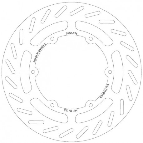 DISQUE DE FREIN AVANT KTM 125-500 89-91