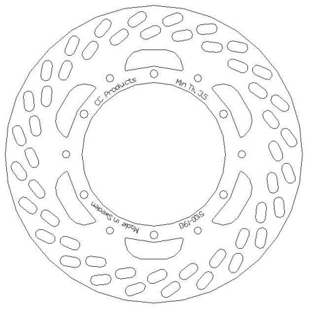 DISQUE DE FREIN AVANT KTM 125-500 85-87