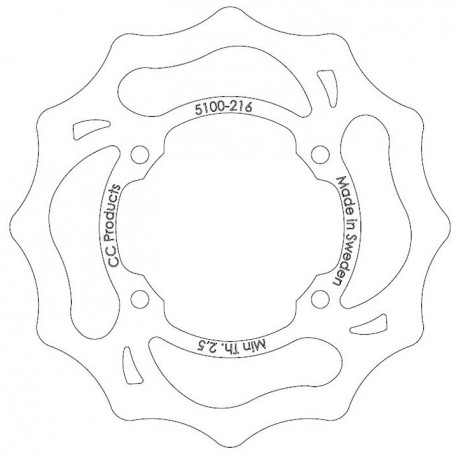 DISQUE DE FREIN KTM 50 SX PRO AVANT 02/19 ARRIERE 14/19