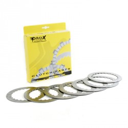 JEU DE DISQUES LISSE D'EMBRAYAGE ACIER PROX HONDA VT600C 1989 + NT650 88-89 DNR