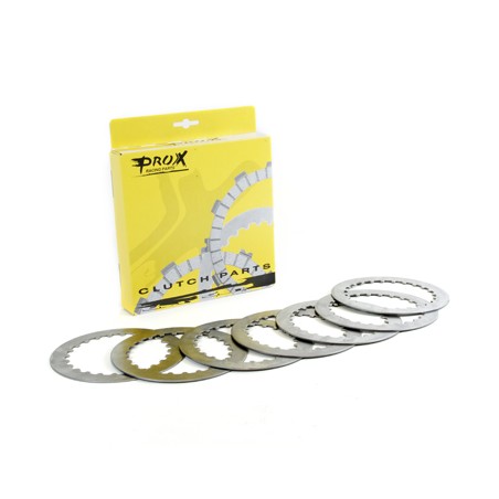 JEU DE DISQUES LISSE D'EMBRAYAGE ACIER PROX HONDA VT600C 1989 + NT650 88-89 DNR