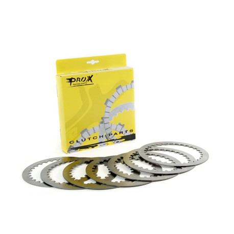 JEU DE DISQUES LISSE D'EMBRAYAGE ACIER PROX SUZUKI RM250 de 1996 / 2012