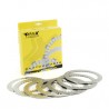 Kit disques lisses d'embrayage Prox KX250 '87 + KX500 '87