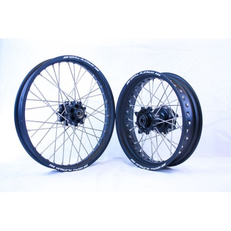 SM PRO ROUE HONDA AFRICA TWIN CRF1000L 16/22 AVT 21X2.15 MOYEU NOIR CERCLE NOIR