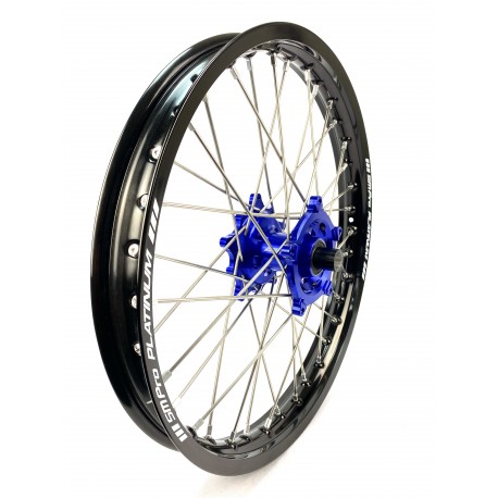 ROUE AVANT SMPRO YAMAHA 700 TENERE XTZ690 20/22 21x1.85 MOYEU BLEU CERCLE NOIR