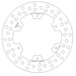 DISQUE DE FREIN ARRIERE YZ 125/250 88-97