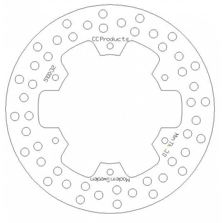 DISQUE DE FREIN ARRIERE YZ 125/250 88-97