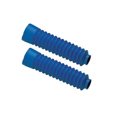 SOUFFLETS DE FOURCHES CE MOTO BLEUS DIAMETRE 32MM LONGUEUR 250MM