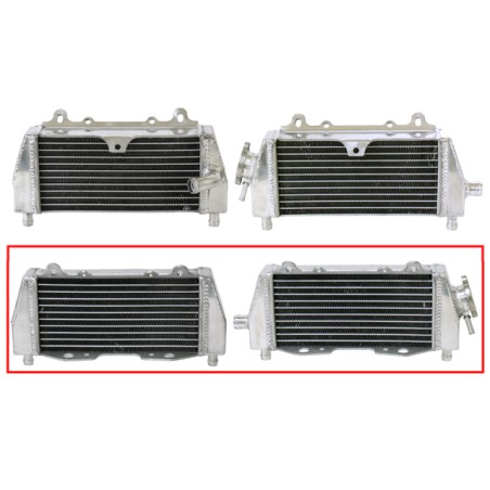 PAIRE DE RADIATEURS PSYCHIC KAWASAKI 125/250 KX 94/02 STD
