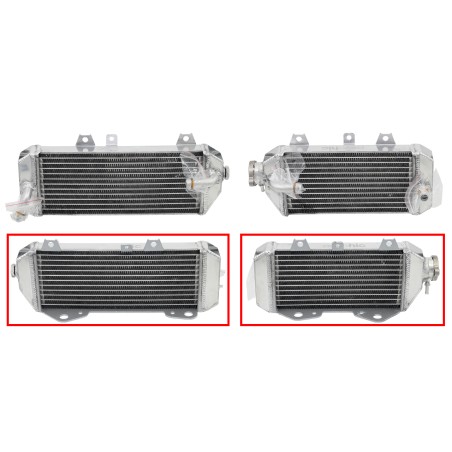 PAIRE DE RADIATEURS PSYCHIC KAWASAKI 250 KXF 17/19