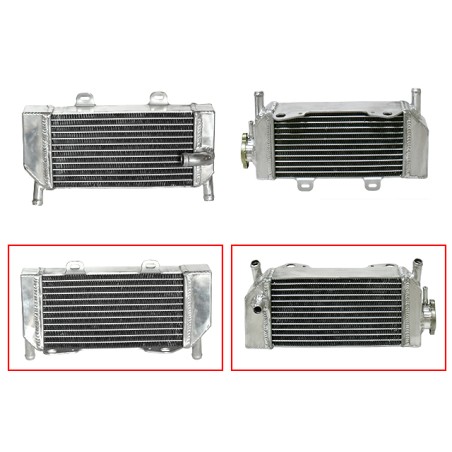 PAIRE DE RADIATEURS PSYCHIC HONDA 250 CRF R / X  04/09 OVERSIZED