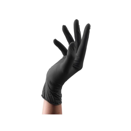 Boite 100 Gants nitrile PREMIUM noir non poudréTaille : XL