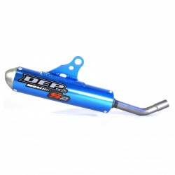 SILENCIEUX DEP KTM 85 SX 2004 / 2017 HUSQVARNA 85 2014 / 2017 bleu