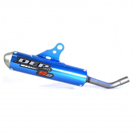SILENCIEUX DEP KTM 85 SX 2004 / 2017 HUSQVARNA 85 2014 / 2017 bleu