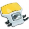 PLAQUE PHARE CE MOTO TT BLANCHE