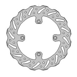 DISQUE DE FREIN AVT KTM85 11/19 85 HVA TC 14/19 PETITE ROUE
