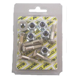 BOULONS DE COURONNE M8X30MM ECROU EN NYLON  PACK DE 6