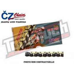 CHAINE RENFORCEE 118 MAILLONS OR CZ 520 MX RACING  07.RC520120CG