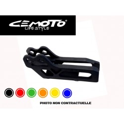 CEMOTO PATIN DE GUIDE CHAINE KAWASAKI KX 125-250 0308 KXF 250 0405 NOIR